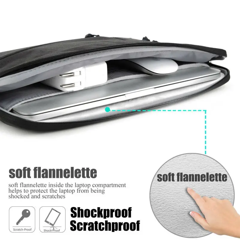 wiwu top quality laptop case for macbook pro 13 2020 notebook bag for macbook 16 anti theft for xiaomi air 13 laptop sleeve 15 6 free global shipping