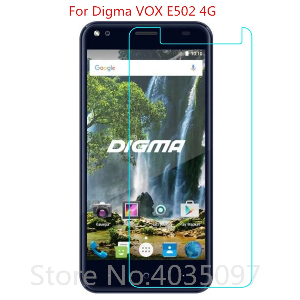 Закаленное стекло премиум класса 9H для Digma VOX E502 4G защита экрана закаленная