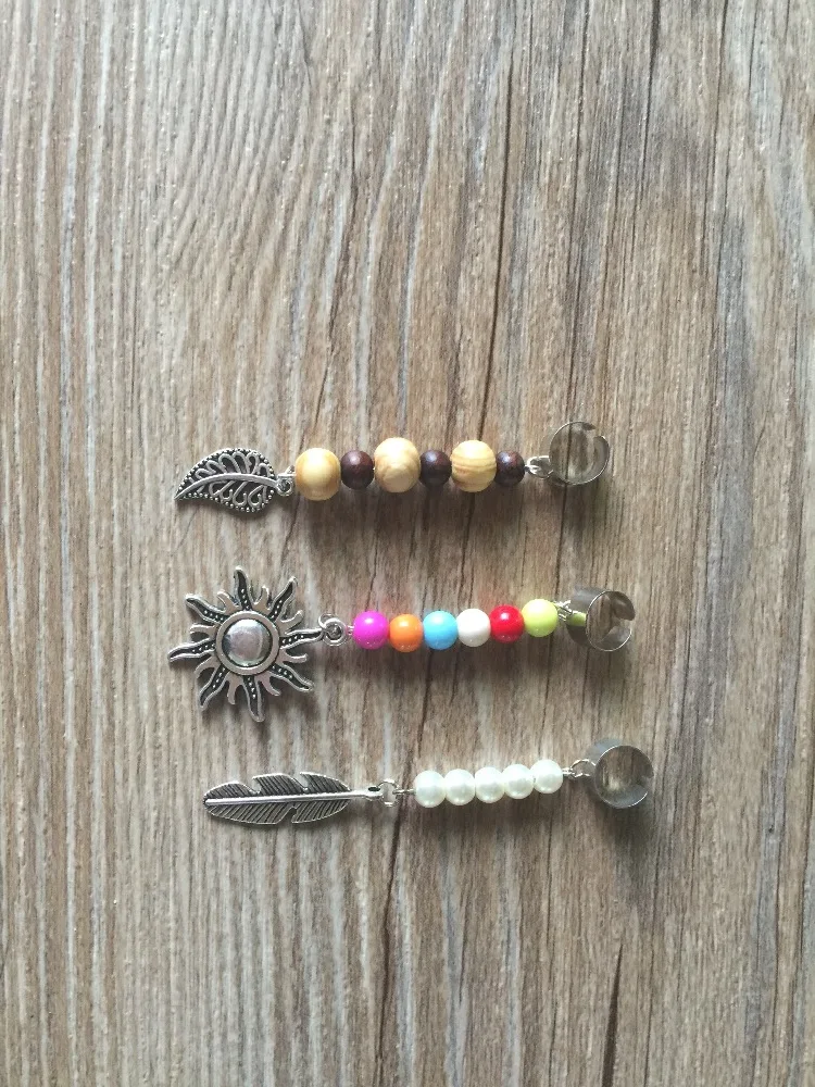 3 тибетские серебряные длинные висячие дреды плетеная заколка для волос зажим