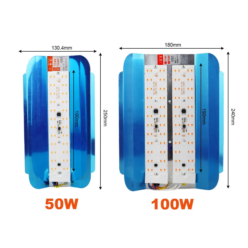 COB светодиодный Grow светильник 100W полный спектр завод Гроу тенты для ing Phytolamp