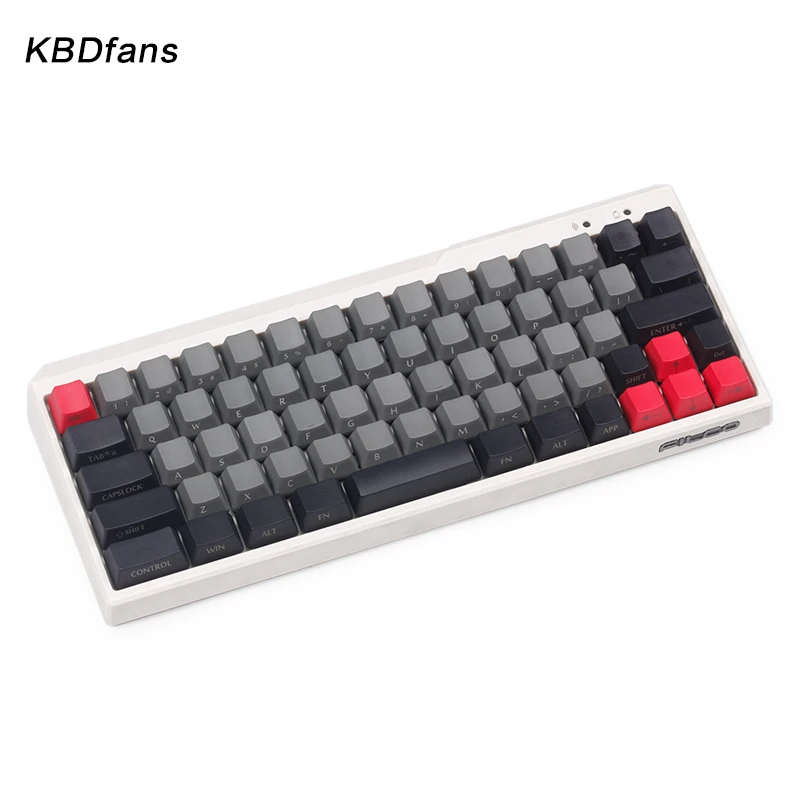 Черная pbt пустая механическая клавиатура filco minila воздушная Толстая pbt боковая печатная верхняя печатная клавиша cherry mx oem профиль - Цвет: kit 1
