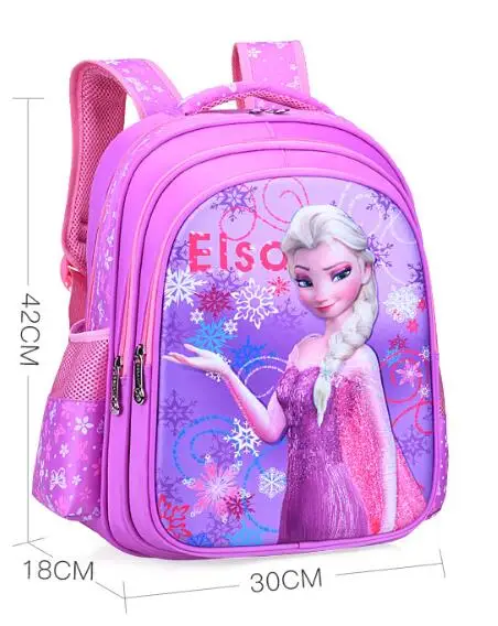 New Elsa Princess Beauty Castle Girl Baby Children Nursery School bag Bagpack Schoolbags Kids Snow Queen Student Backpacks | Багаж и сумки