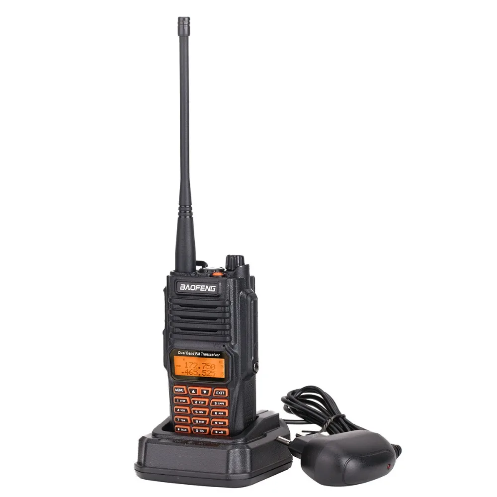 Baofeng UV-9R Plus портативная рация 8 Вт 2800 мАч Двухдиапазонная IP67 водонепроницаемая двухсторонняя радио hf трансивер UV 9R кемпинг