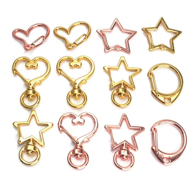 Хит продаж 5 шт. металлический карабин-карабин с брелоком для ключей сумки DIY |