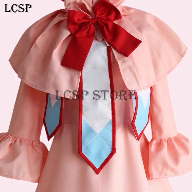 LCSP FAIRY TAIL Mavis Vermilion Cosplay Costume Japanese Anime Adult Uniform Suit Outfit Clothes Dress &amp Shawl Bow Headband |