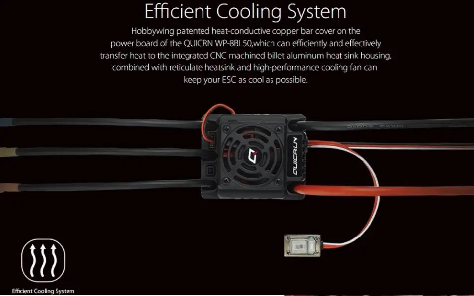 Hobbywing QuicRun 150A водонепроницаемый бесщеточный ESC Регулятор скорости QuicRun-WP-8BL150 для 1/8 RC багги монстр Спортивный автомобиль