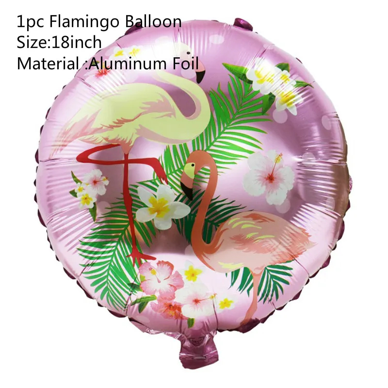 Balloon C Розовые украшения для дня рождения, свадьбы, фламинго, баннеры, блестящие топперы для кексов, воздушные шары из алюминиевой фольги, фламинго, вечерние принадлежности - Цвет: Balloon C
