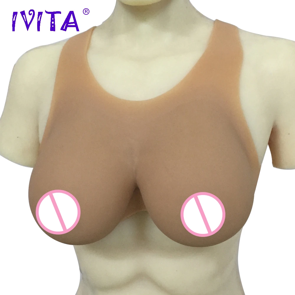 

IVITA 4600g Artificial Silicone Breast Forms Realisitic Fake Boobs For Crossdressers Transvestite Crossdress Drag Queen Breasts