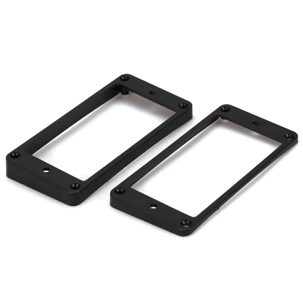 Черный Изогнутый хамбакеров Рамка крепления кольца для LP Электрогитары|Детали и