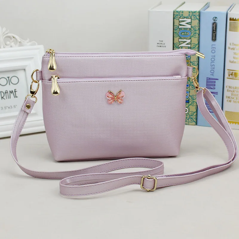 Милые женские маленькие сумки с бантом из искусственной кожи кошелек