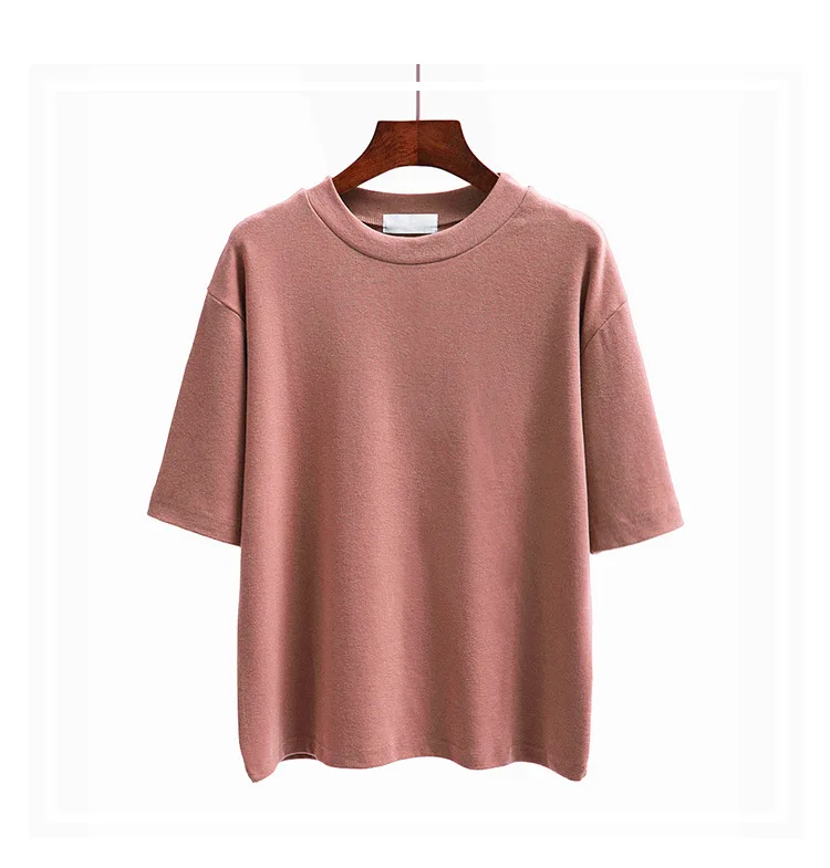 Женщины Платье 2017 Летний Новый Мода Футболка Половина Рукав Сплошной Цвет |