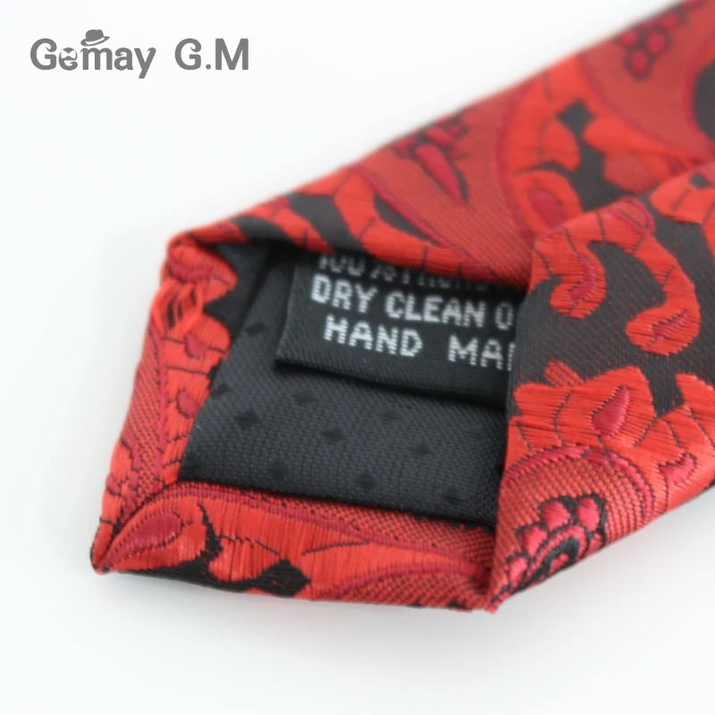 Новые цветочные галстуки Высокое качество полиэстер тканый галстук для мужчин