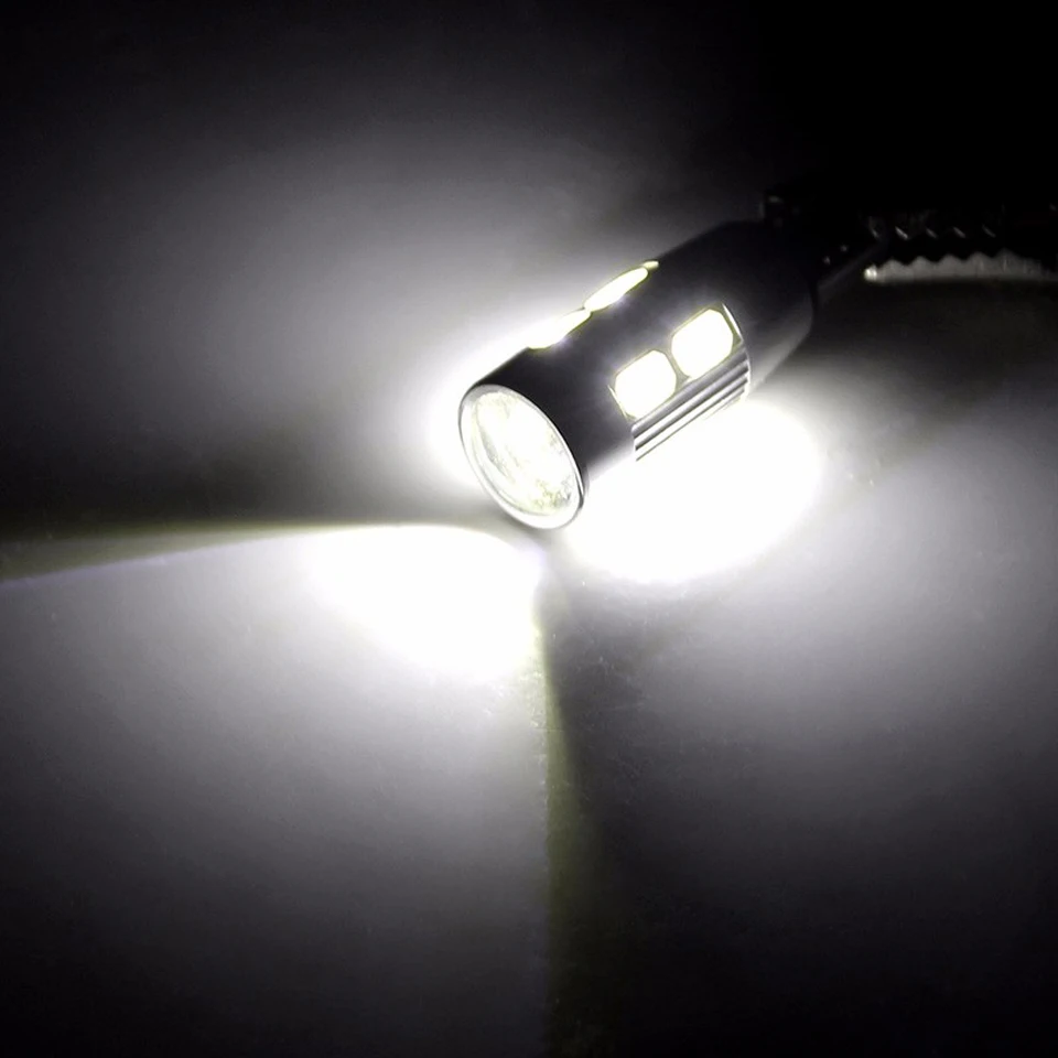 2 шт. автомобильные светодиодсветодиодный лампы T10 Canbus 194 W5W 10 SMD 5630|Сигнальная