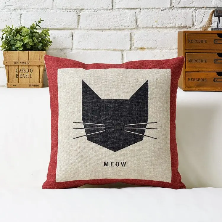 Кошка котята маленькие животные литературные милые Мультяшные Животные Хлопок