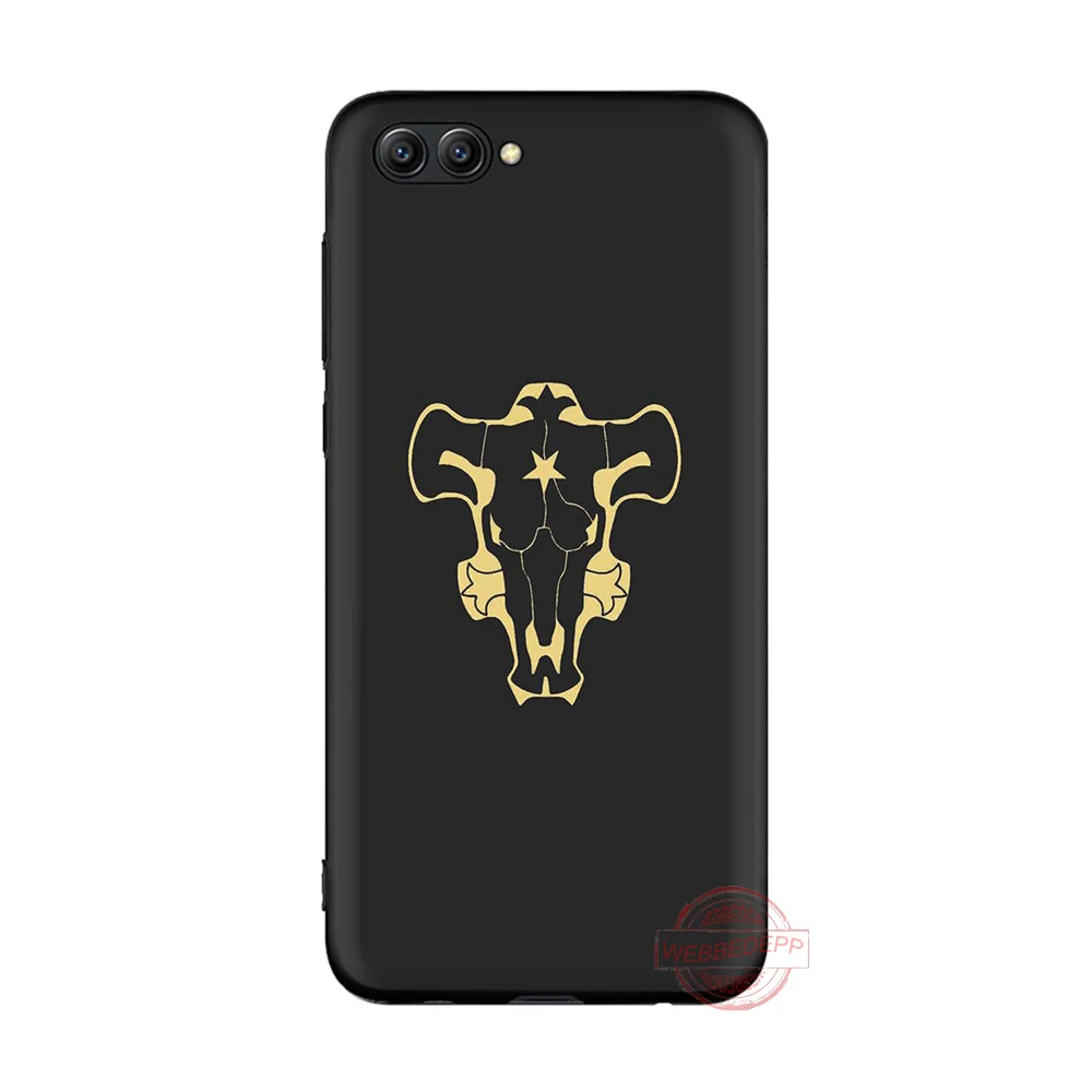 WEBBEDEPP Аниме Черный клевер чехол для телефона из ТПУ с принтом Honor 6A 7A 2 ГБ/3 ГБ Pro 7C 7X