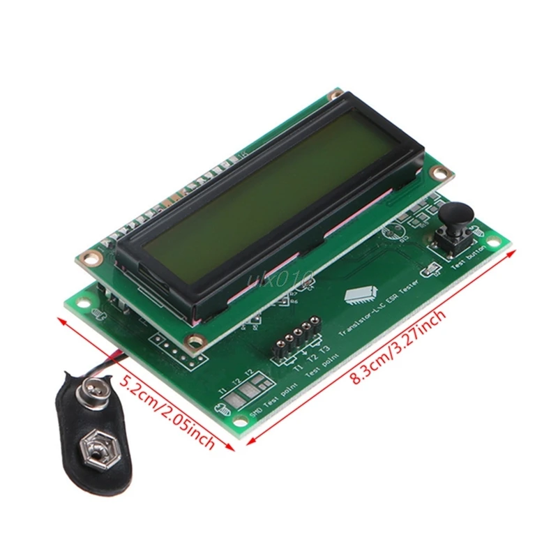 Тестер транзисторов MOSFET NPN/PNP тестер с диодным триодным емкостным ESR метром
