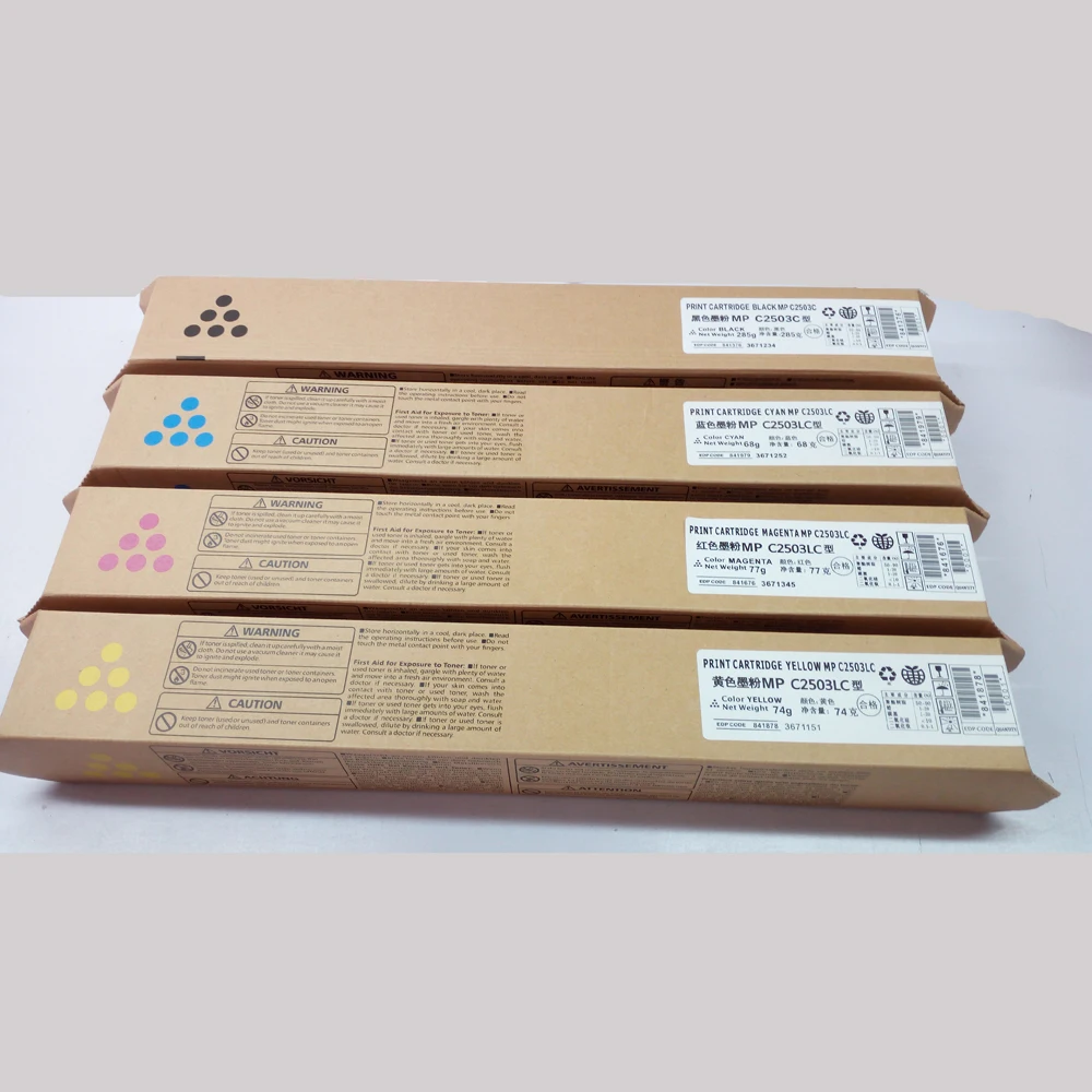 JIANYINGCHEN color compatible toner cartridge MPC 2503 replacement for MP C2003 DSC1025 1020 1120 (4pcs/lot) | Компьютеры и офис