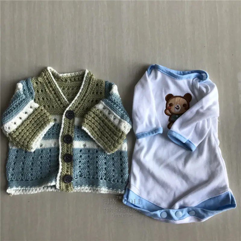 18 дюймов Рождественский Reborn Baby Doll Одежда Лидер продаж 45 см Reborn Baby Doll детская одежда лучшая кукла аксессуары для детей