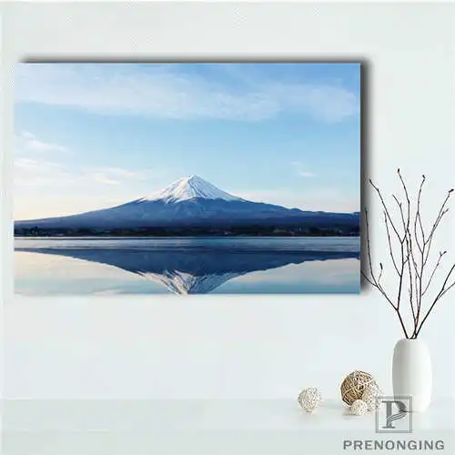 Домашний декор fuji_volcano_горный (1) @ Холст плакат ткань стены печать мульти размер