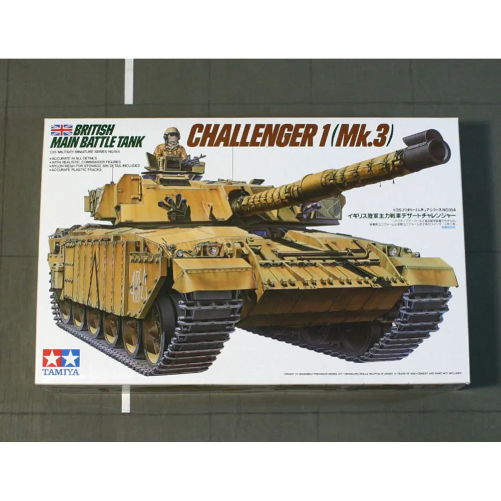 Tamiya 35154 1/35 Британский Challenger 1 Mk3 основной боевой танк сборка модель AFV строительные