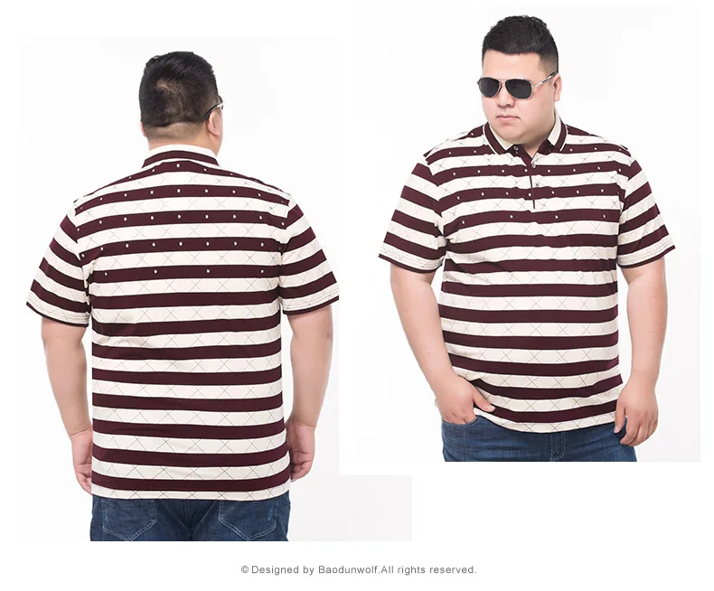 10XL 8XL 6XL 5XL 4X Для мужчин Мужские поло Вышивка узоров Поло рубашка плоский воротник