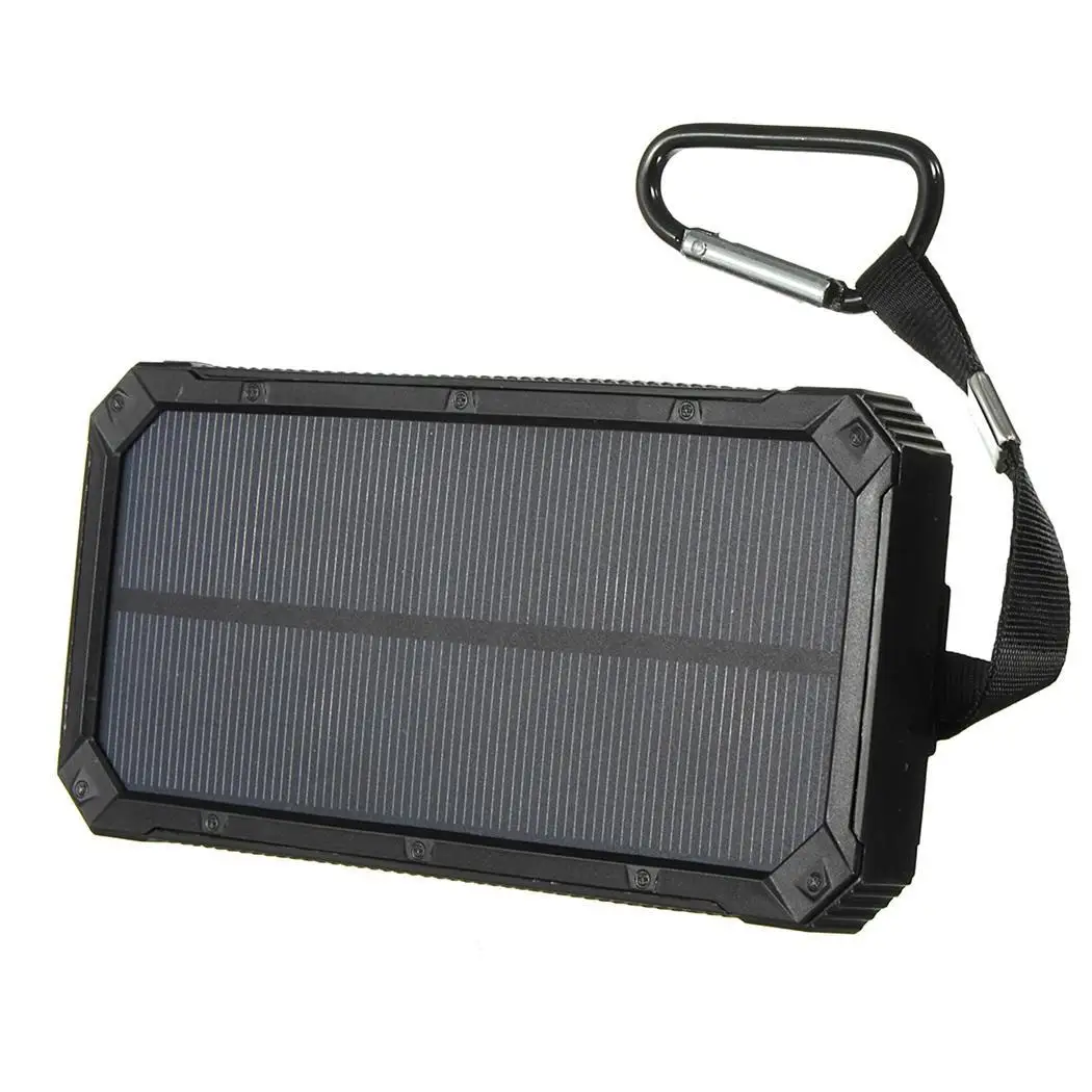 Открытый прочный Практичный Водонепроницаемый двойной порт DC 5 V/2A: V/1A Солнечный