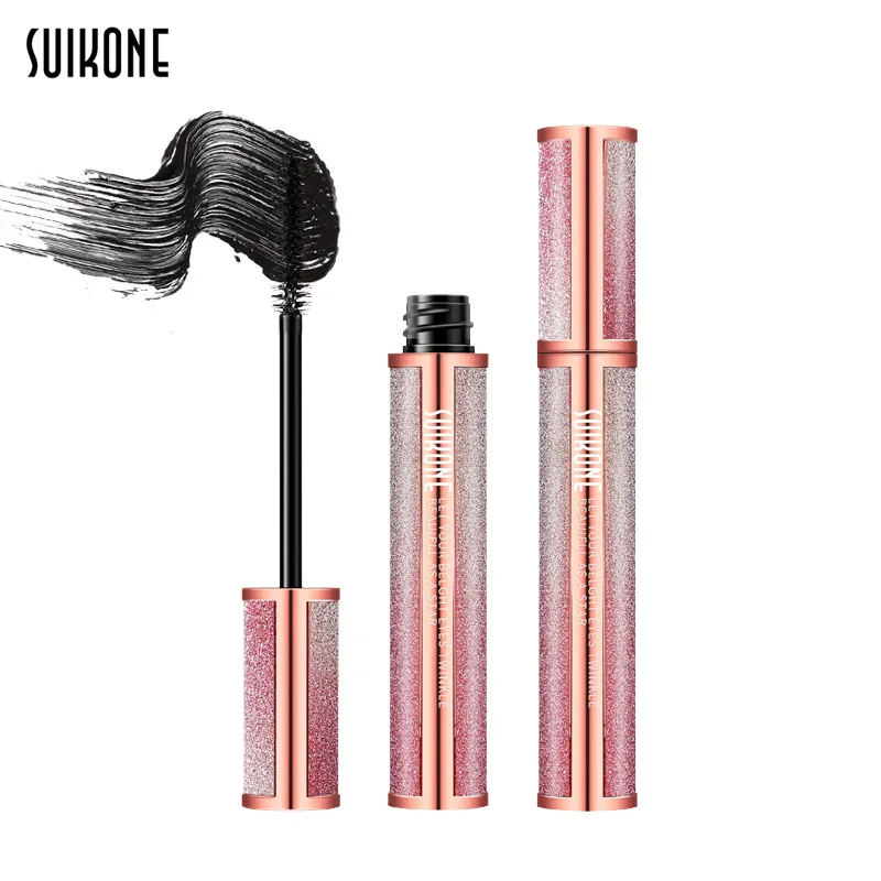 Новое звездное небо 3D шелковое волокно ресниц тушь водостойкая Черная для