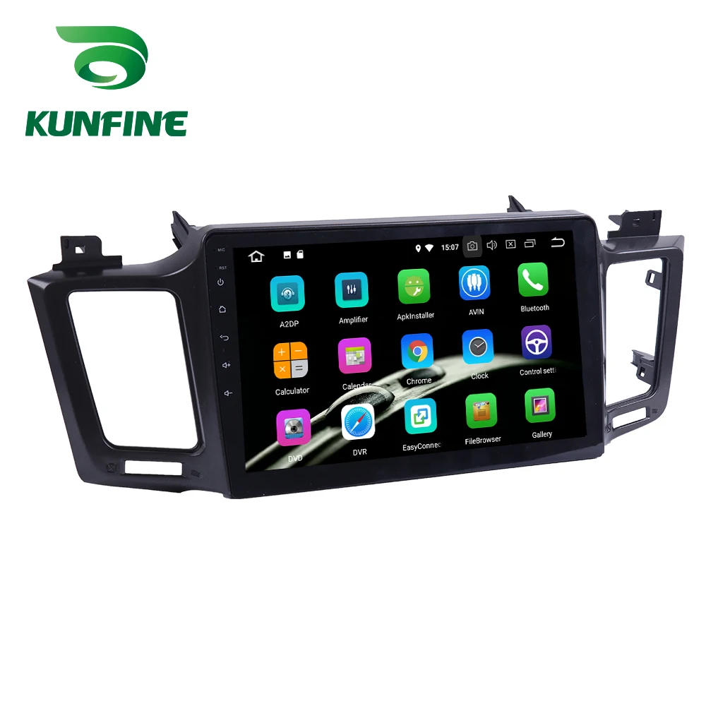 Android 9 0 Ram 4G Rom 64G PX6 Cortex A72 автомобильный DVD GPS мультимедийный плеер стерео для Toyota RAV4