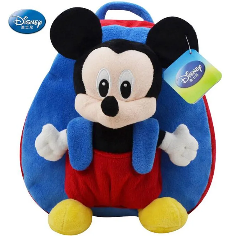 Disney Оригинальный рюкзак школьный Плюшевые Игрушечные лошадки Kawaii Минни Микки