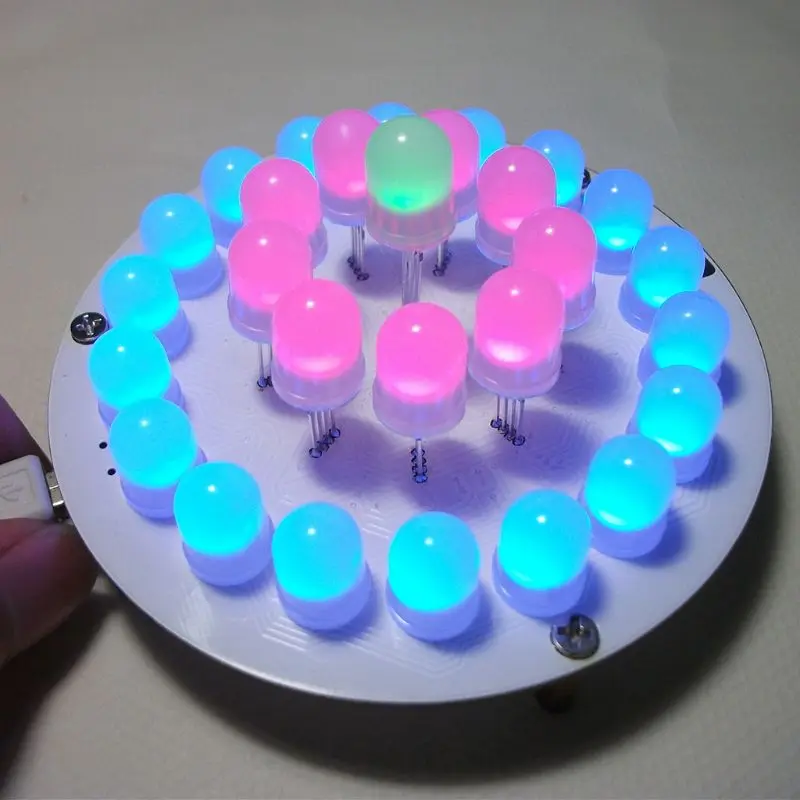 Набор для творчества с сенсорным управлением RGB LED Aurora Tower Light Cube 51 SCM электронные