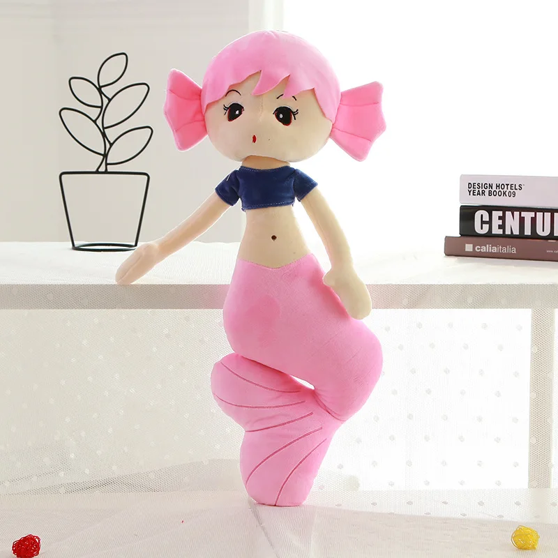 80 см Бесплатная доставка одна штука Милая Русалочка детские плюшевые игрушки PP