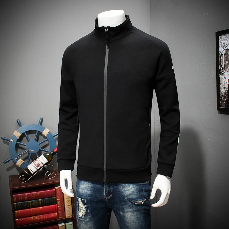 2018 Новый 8XL 7XL 6XL Для мужчин куртка мужской пальто Повседневное Slim Fit мандарин