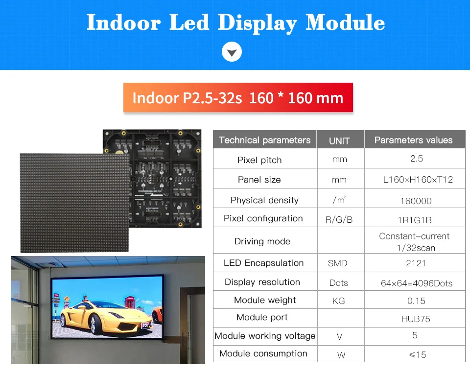 Kaler Крытый 320*160 мм 32*16 пикселей 3в1 SMD 1/8s RGB P10 полноцветный светодиодный модуль экран для рекламы медиа текстовые фотографии видео