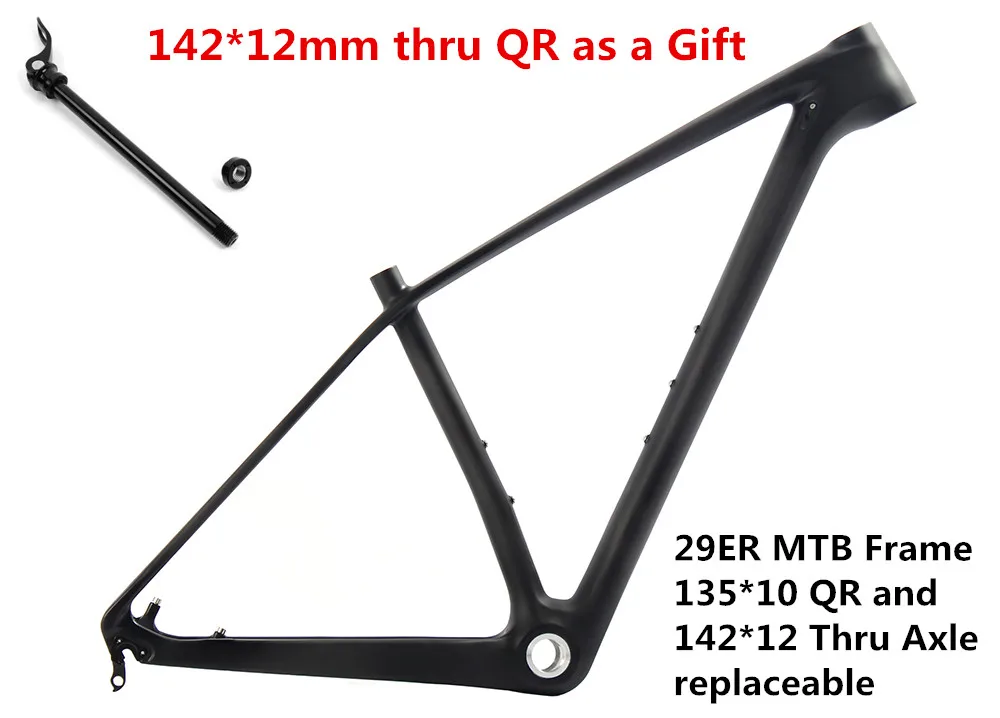 Sobato углеродный/алюминиевый сплав MTB Горный каркас 1050 г 29er 16 &quot17&quot 18 &quot20&quot|mountain