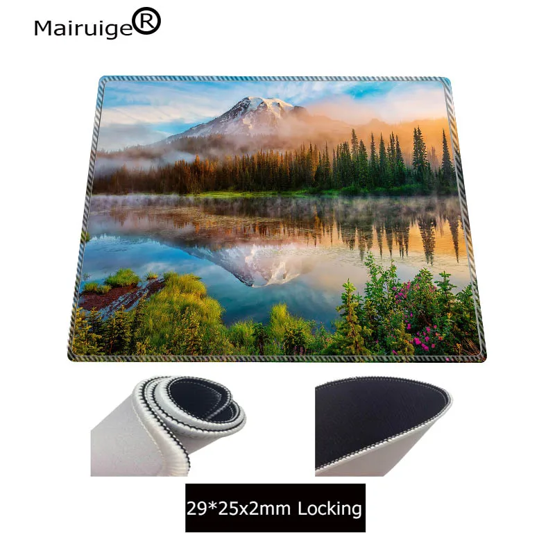 Большой белый резиновый коврик для мыши Mairuige 900*400*3 мм с фиксирующими краями