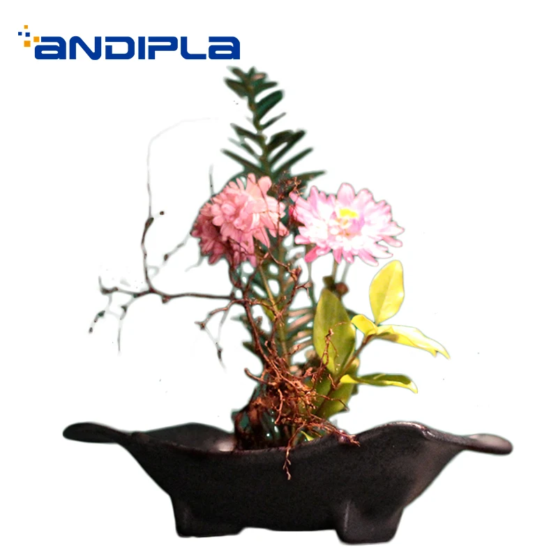 Японский стиль винтажный Ikebana цветочный горшок керамическая Цветочная