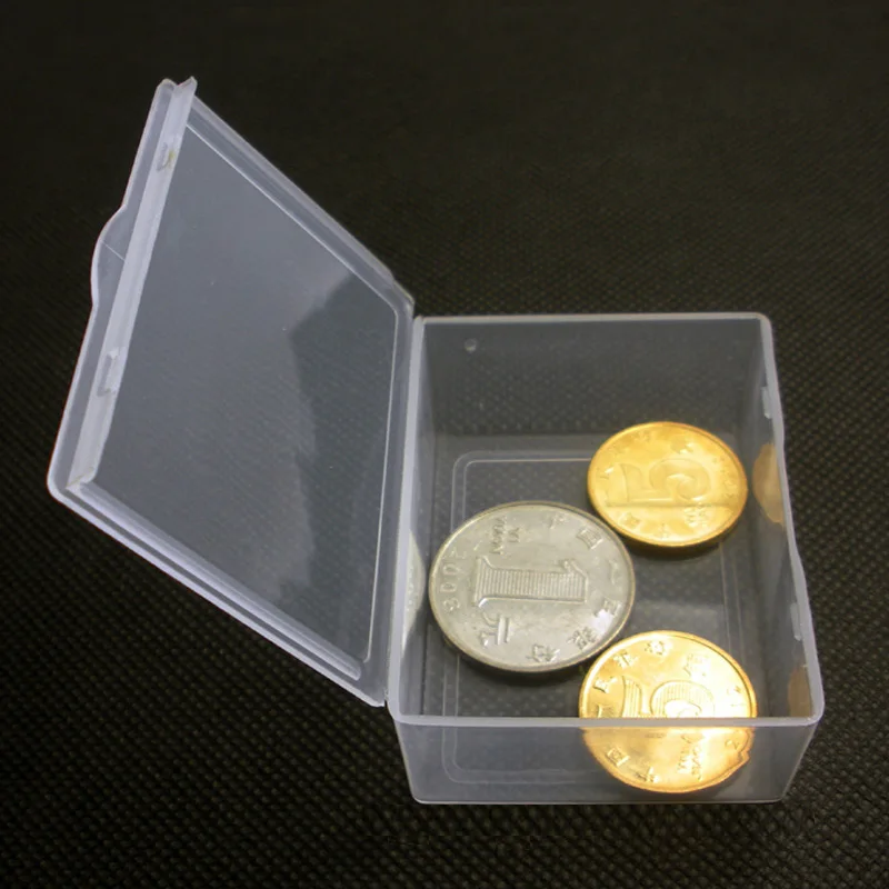 Free Shipping Transparent Plastic Small square Boxes Packaging Storage Box With Lid for jewelry box Accessories Finishing | Дом и сад