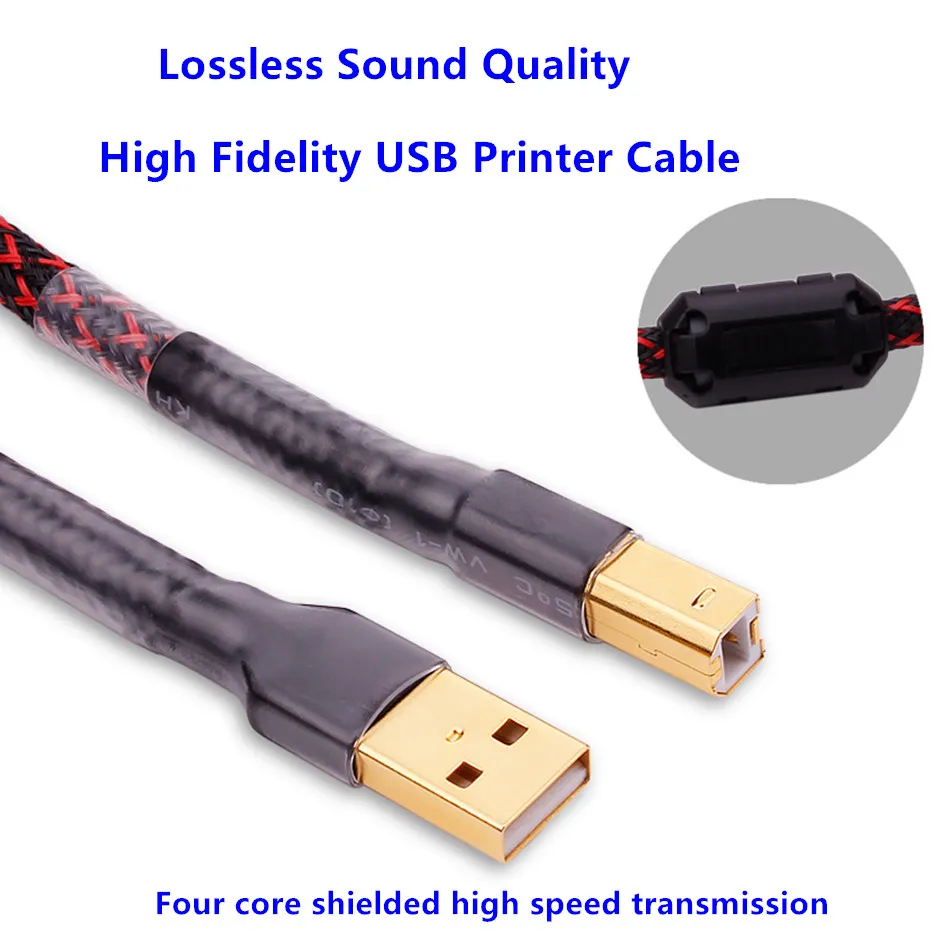 USB AB кабель DAC USB декодер кабель для передачи данных USB удлинитель для камеры компьютера принтера внешняя звуковая карта 0,75 м 1 м 1,5 м 2 м 3 м