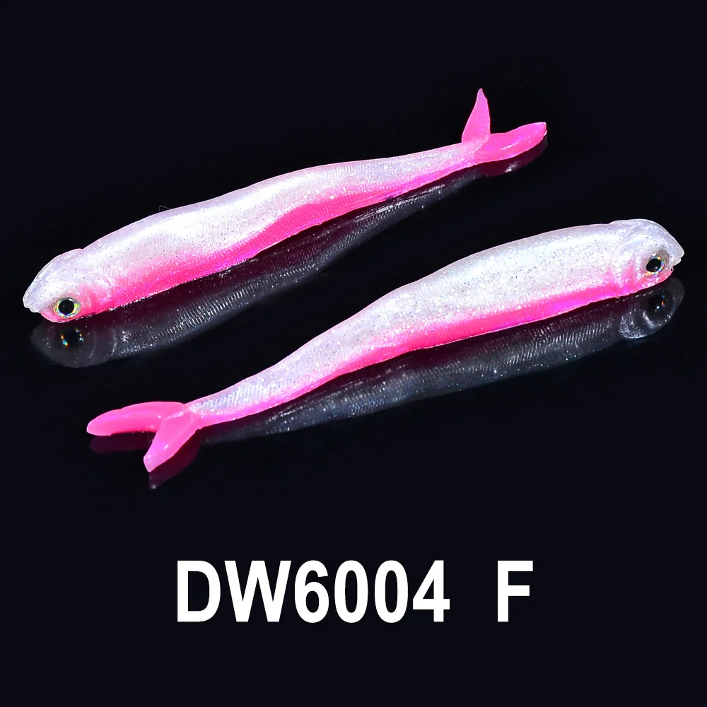 DW6004F 10 шт./компл. мягкие приманки 8,5 см-3," рыболовные приманки 10 видов цветов, Мягкая приманка для рыбалки приманки, 3g, с функцией-0,11 oz бас-гитара - Цвет: DW6004F