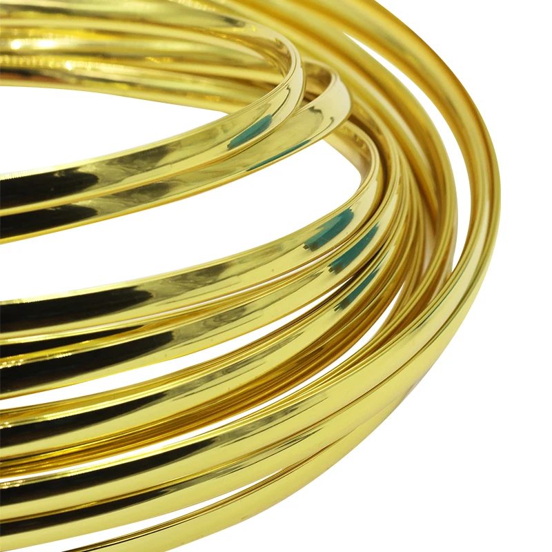 Cawanerl золотой автомобиль хромированная отделка наклейка интерьер Кондиционер