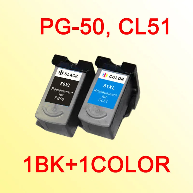 Совместимый чернильный картридж PG50 CL51 для Canon PG-50 PG 50 Pixma iP2200 iP6210D iP6220D MP150 MP160 MP170 MP180
