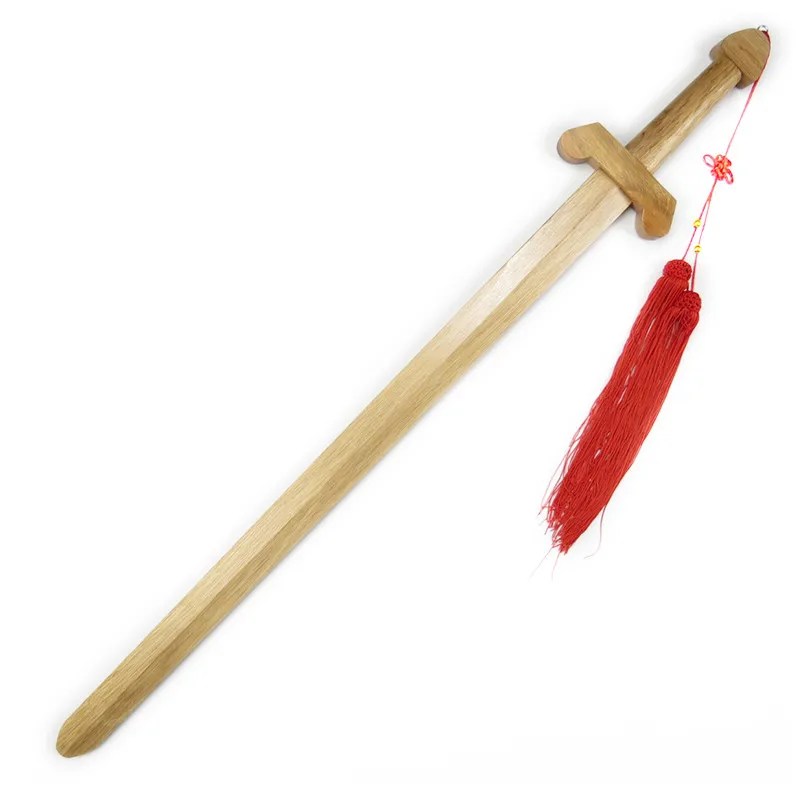 Деревянные мечи Тай Чи прямой меч Цзянь для Кунг Фу реквизит упражнений сцены