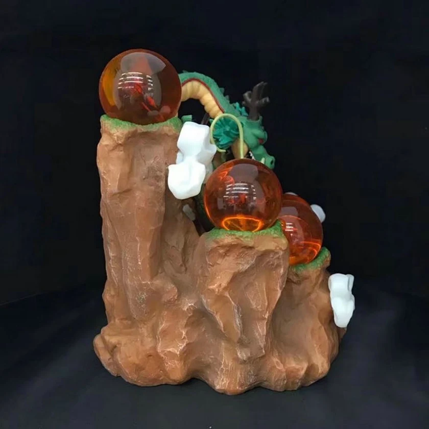Dragon Ball Z The Shenron + дерево стойка пень 7 хрустальных шариков Набор ПВХ фигурок
