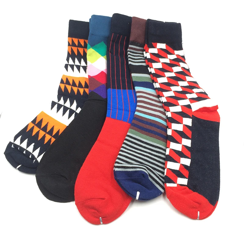 Бесплатная доставка чесаный 80% Хлопковые фирменные носки Для мужчин Носки Harajuku