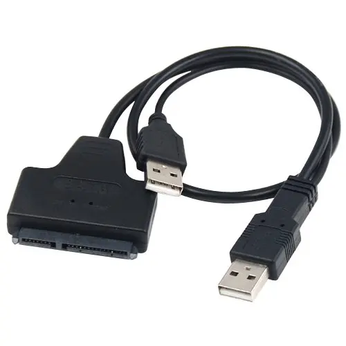 

5 шт./лот USB 2,0 для SATA Serial ATA кабель адаптера для 2,5 "HDD жесткого диска ноутбука
