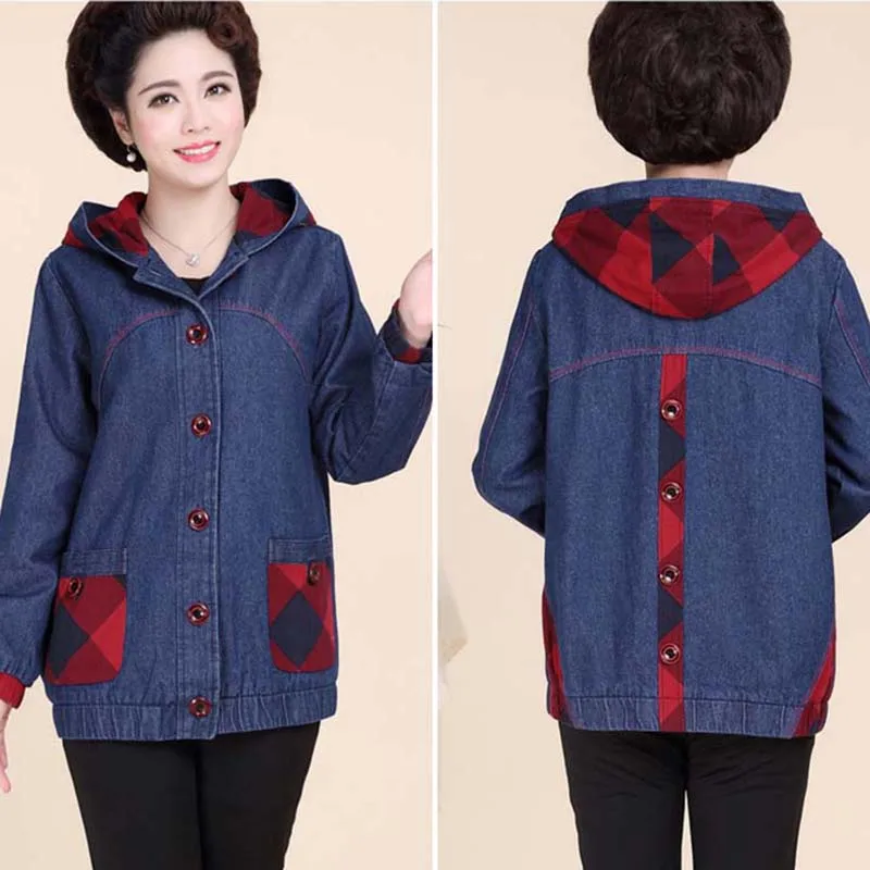 Куртка женская хлопковая с капюшоном и принтом 2019|denim jacket women|fashion womenjacket fashion women |