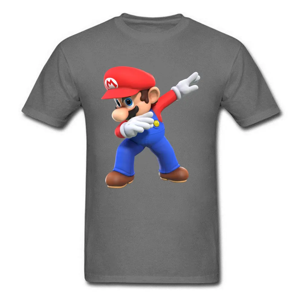 Мужские футболки 3D футболка Super Mario Bros футболка забавная одежда с принтом Марио Летние черные топы хлопковые футболки оптом