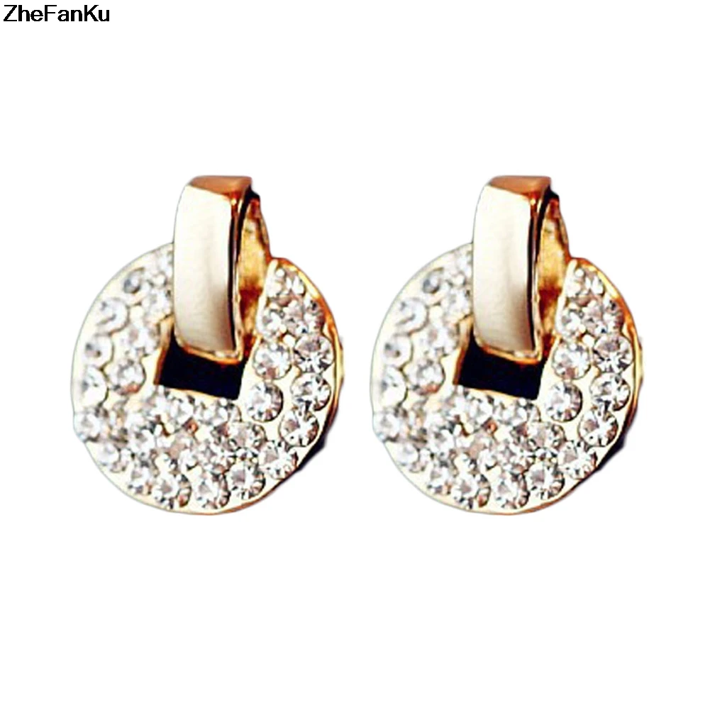 Женские серьги гвоздики с кристаллами 1 пара|stud earrings|ear stud earringsear studs |