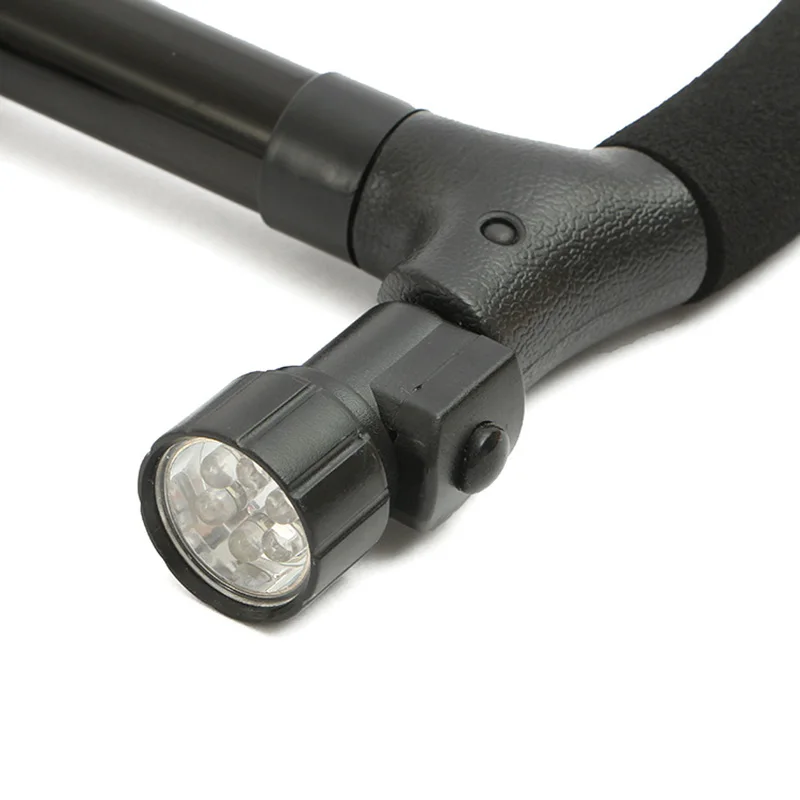 Светодиодный светильник трость с подсветкой складные треккинговые палки для