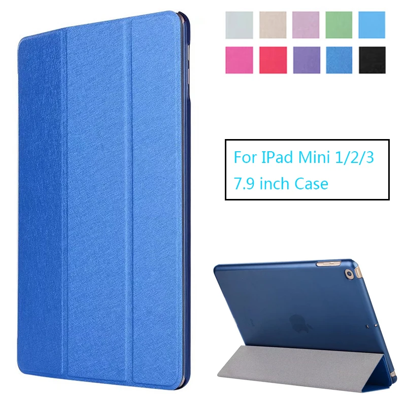 Ультратонкий чехол для IPad Mini 1/2/3 из искусственной кожи с подставкой эластичный